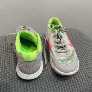 Nike Gray and Pink Athletic Shoes Lightweight Performance